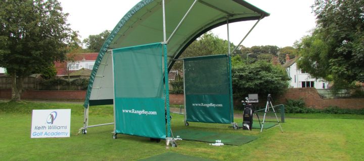 Keith Williams portable RangeBay at Hawkstone Park