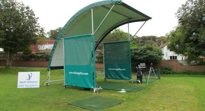 Keith Williams portable RangeBay at Hawkstone Park